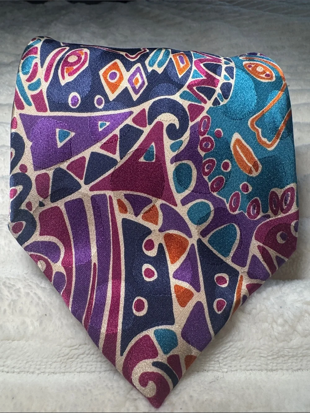 Missoni Multicolor Silk Tie (formal, preppy, business)